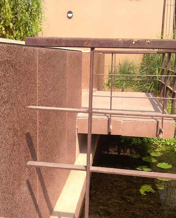 Balaji wall texture mirror wall sample