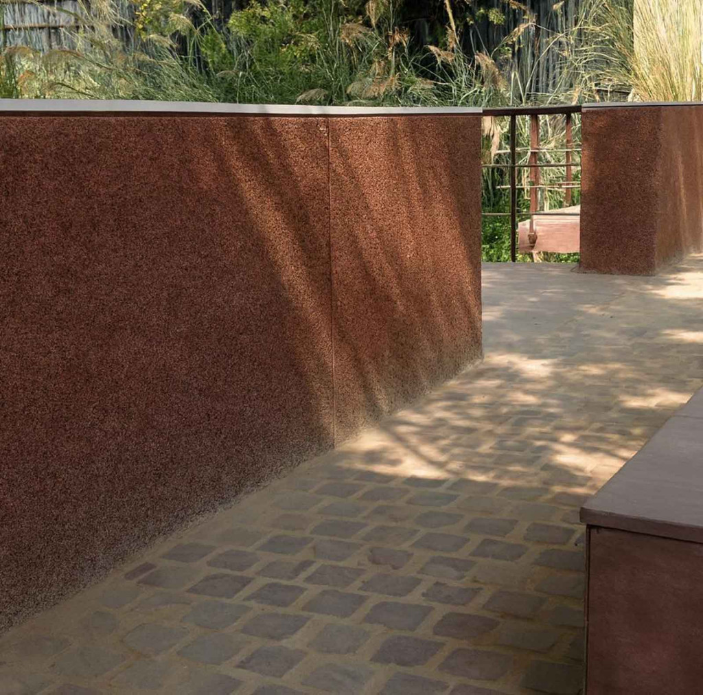 glass aggrigate plaster -word done by Balaji wall texture